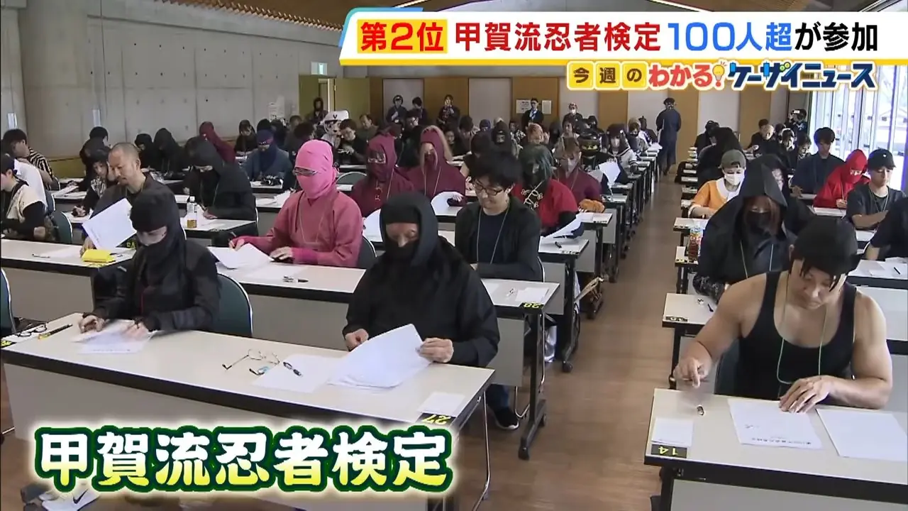 不仅要懂历史还得会扔镖!日本“忍者资格考试”开考