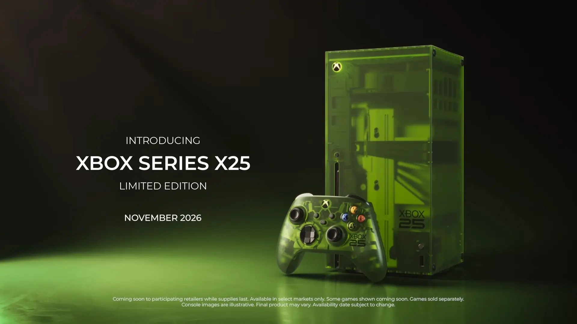 Xbox 25周年上演史诗级宠粉 每人白送一台限量主机