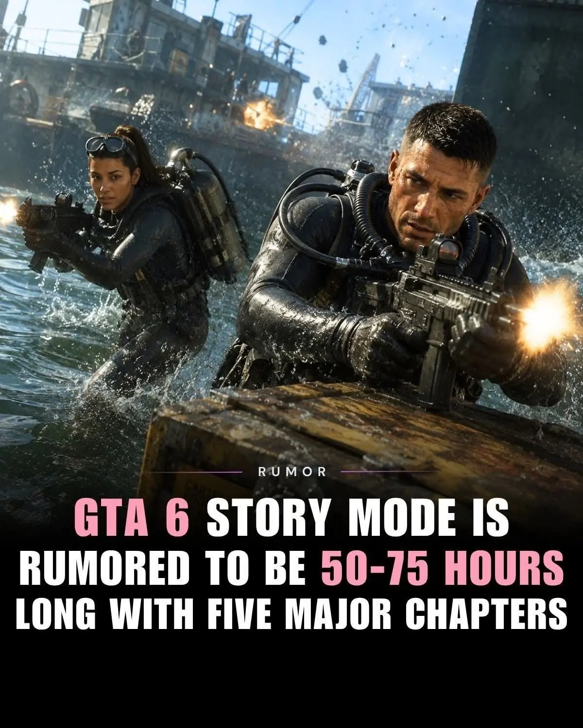 曝《GTA6》主线时长50-75小时!将成R星史上最长剧情
