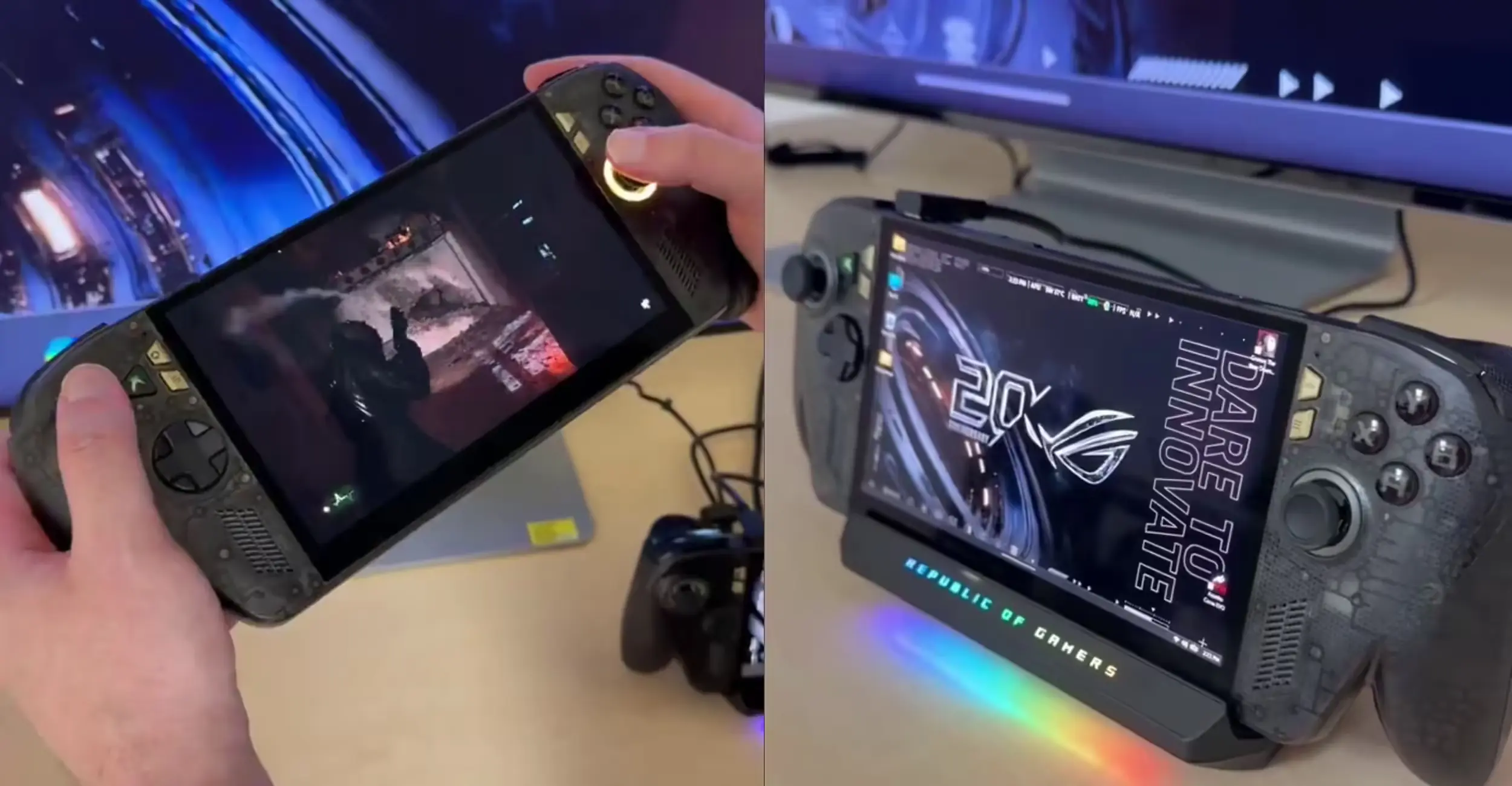 半透明+7.4吋OLED!ROG Ally X20新掌机实物图曝光