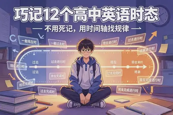 高中英语11大时态,不能靠死记硬背语法规则,要靠例句找规律