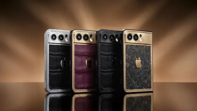 抢跑苹果官方,奢侈品牌Caviar官宣定制版iPhone Ultra折叠屏手机