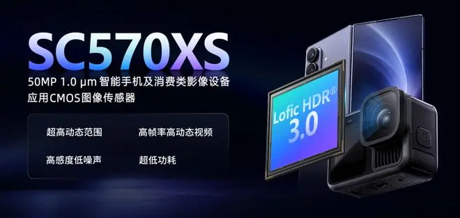 思特威发布全新50MP图像传感器CMOS新品SC570XS