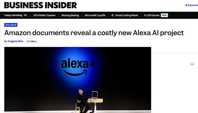 亚马逊全力攻坚Alexa智能体,亿元算力成本引发内部担忧