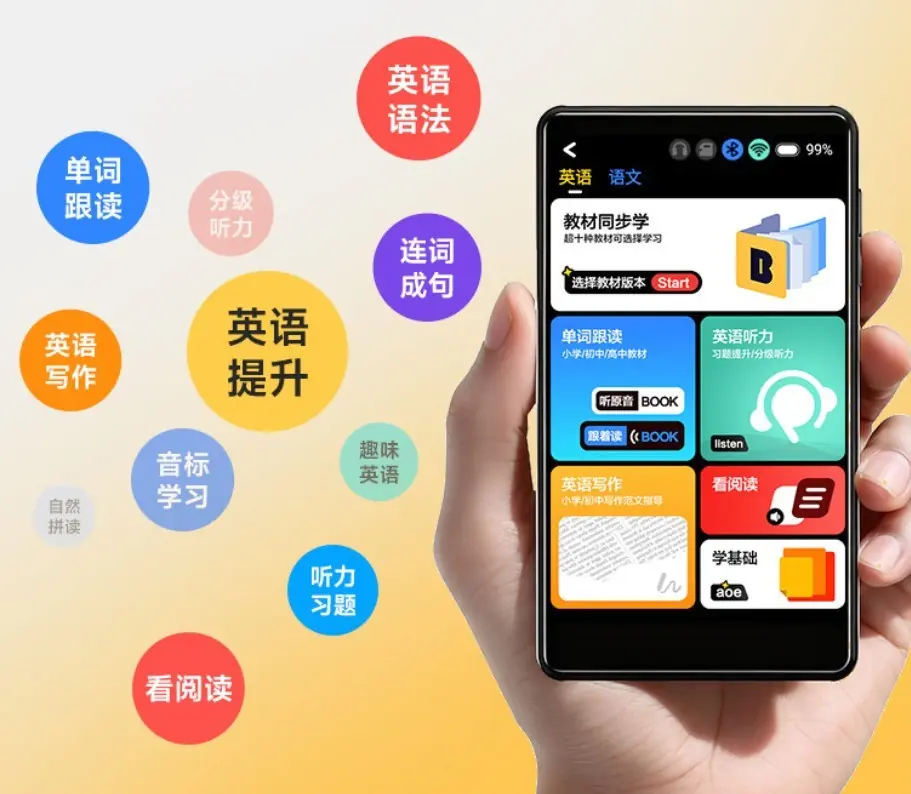 听英语的随身听推荐:aigo 爱国者 AN20 学习播放器