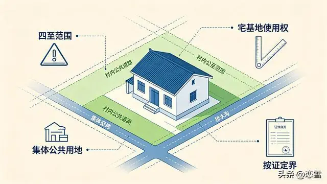 农村宅基地确权定地界：房前屋后空地归属有统一法定标准