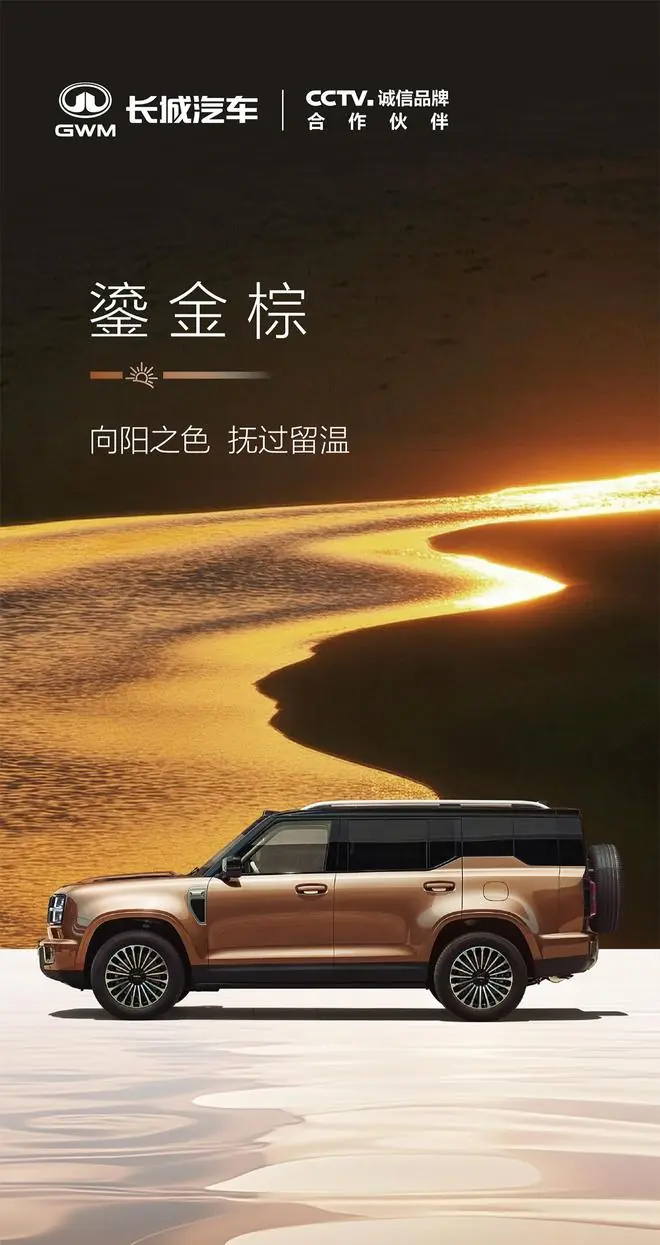 长城旗舰方盒子SUV新车H10配色公布：鎏金棕、雪峰白等5款